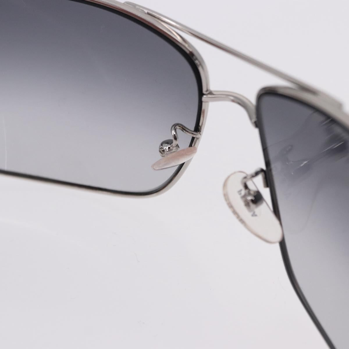 PRADA Sunglasses plastic White Brown Auth BA14346