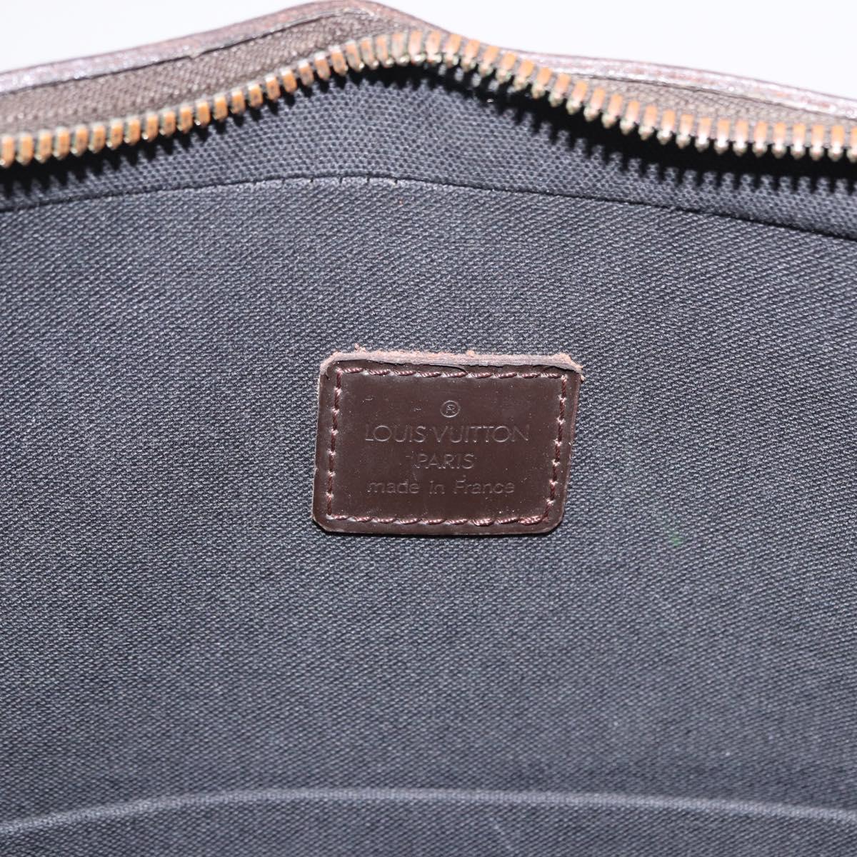 LOUIS VUITTON Monogram Grasse Erwin Hand Bag Brown M46580 LV Auth BA14350