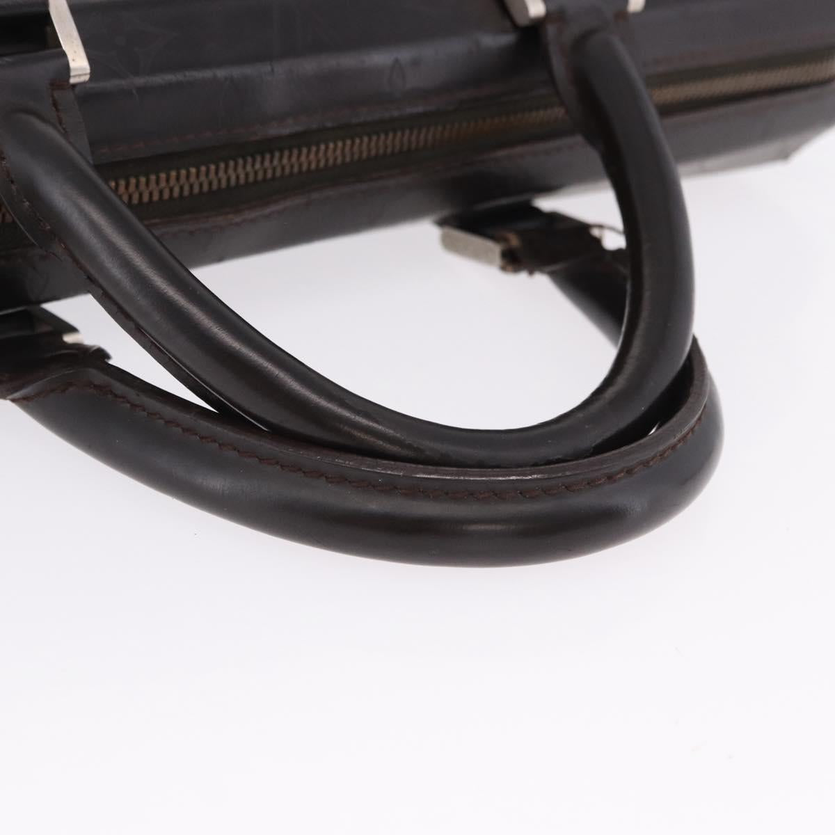 LOUIS VUITTON Monogram Grasse Erwin Hand Bag Brown M46580 LV Auth BA14350
