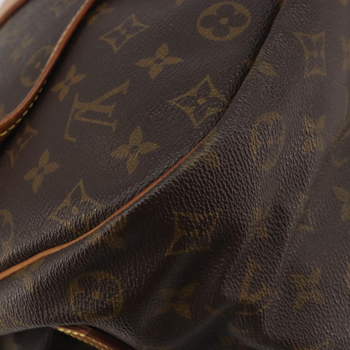 LOUIS VUITTON Monogram Saumur 35 Shoulder Bag M42254 LV Auth BA14354