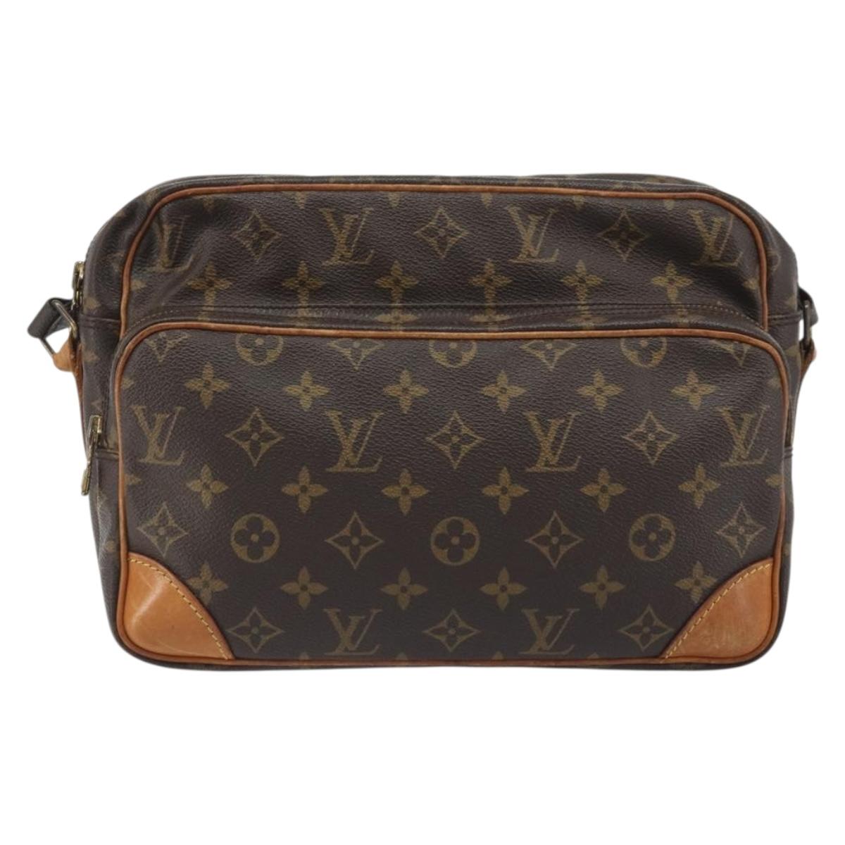 LOUIS VUITTON Monogram Nile Shoulder Bag M45244 LV Auth BA14357