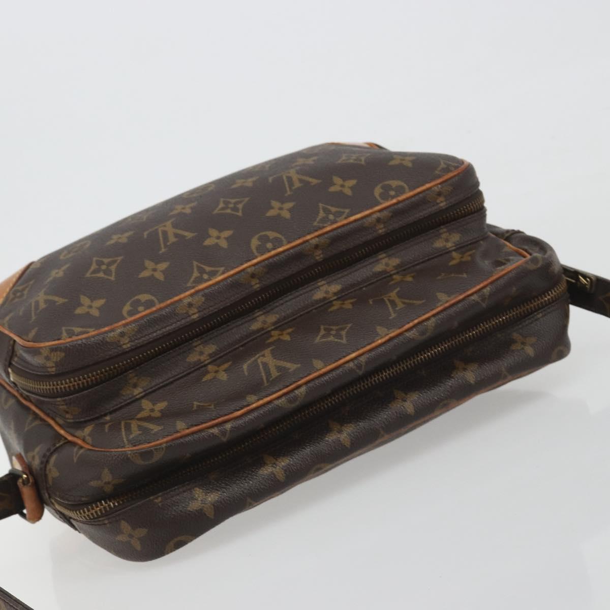 LOUIS VUITTON Monogram Nile Shoulder Bag M45244 LV Auth BA14357