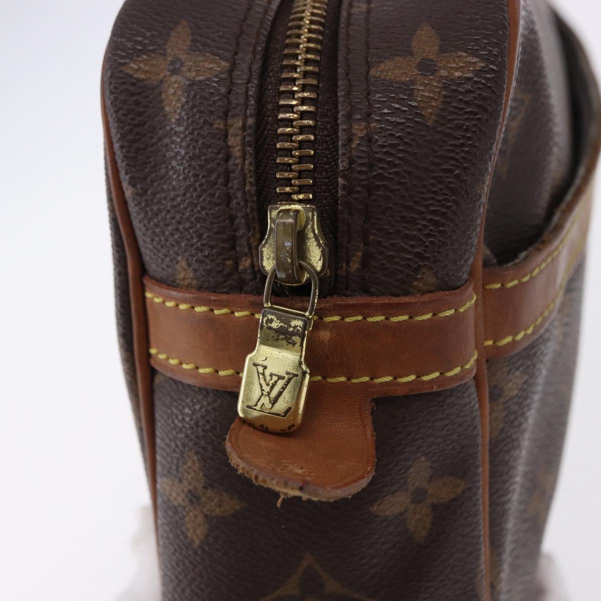 LOUIS VUITTON Monogram Compiegne 28 Clutch Bag M51845 LV Auth BA14359