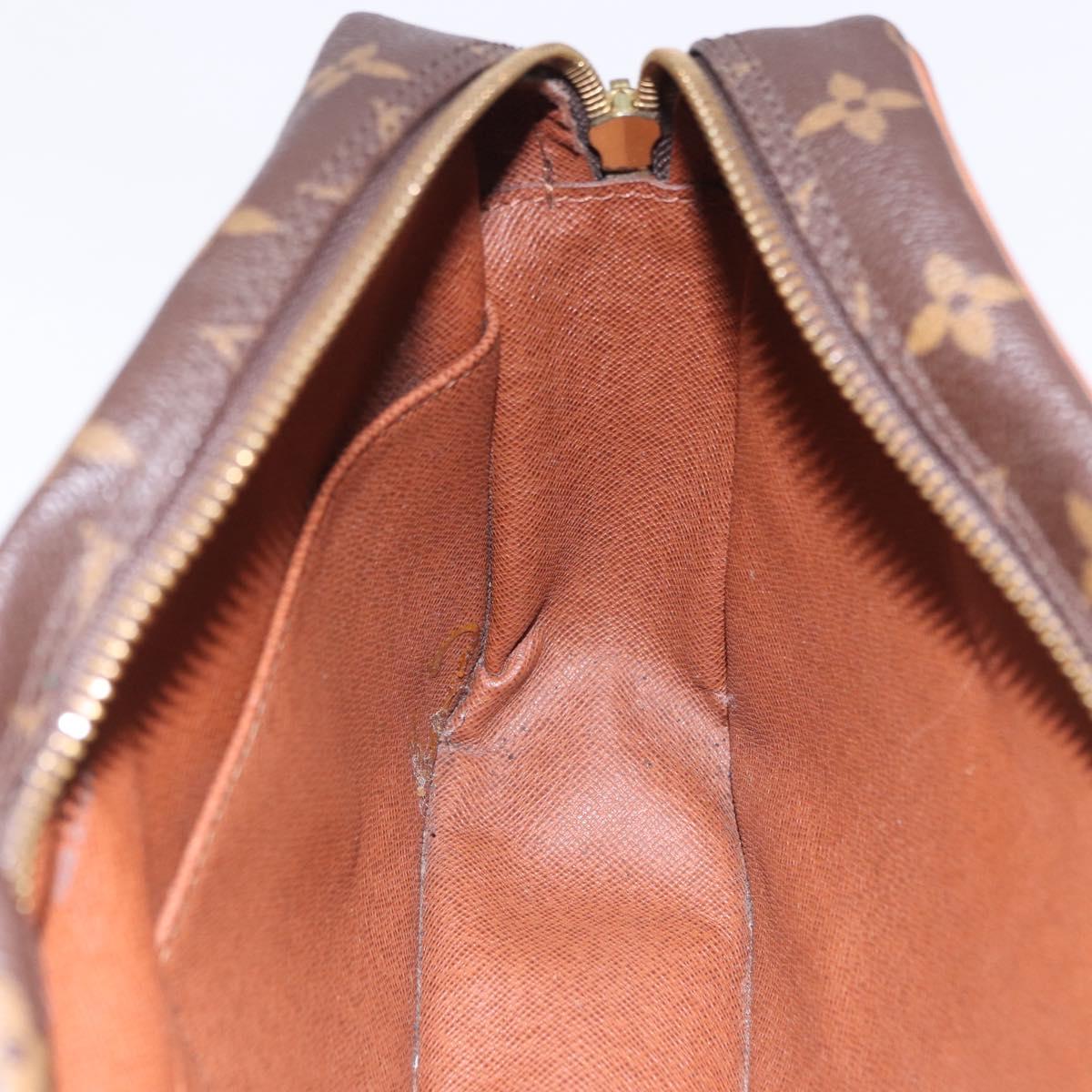 LOUIS VUITTON Monogram Compiegne 28 Clutch Bag M51845 LV Auth BA14359