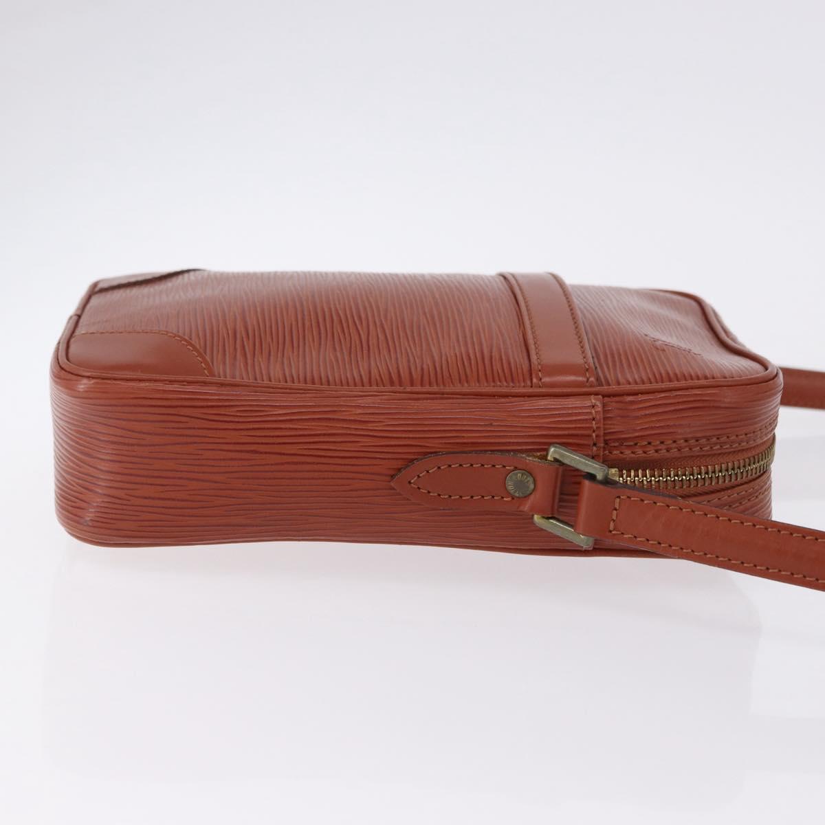 LOUIS VUITTON Epi Danube Shoulder Bag Brown M51694 LV Auth BA14360