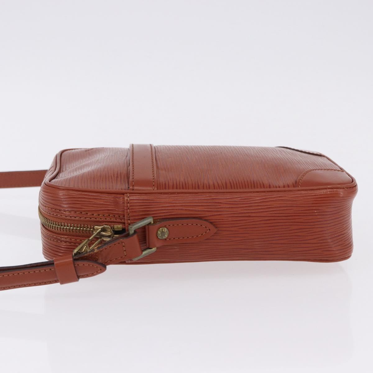LOUIS VUITTON Epi Danube Shoulder Bag Brown M51694 LV Auth BA14360