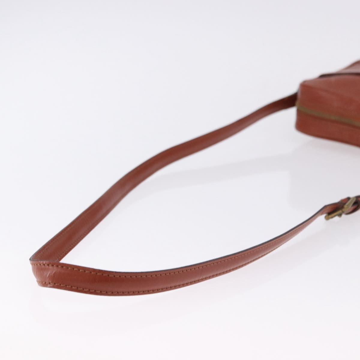 LOUIS VUITTON Epi Danube Shoulder Bag Brown M51694 LV Auth BA14360