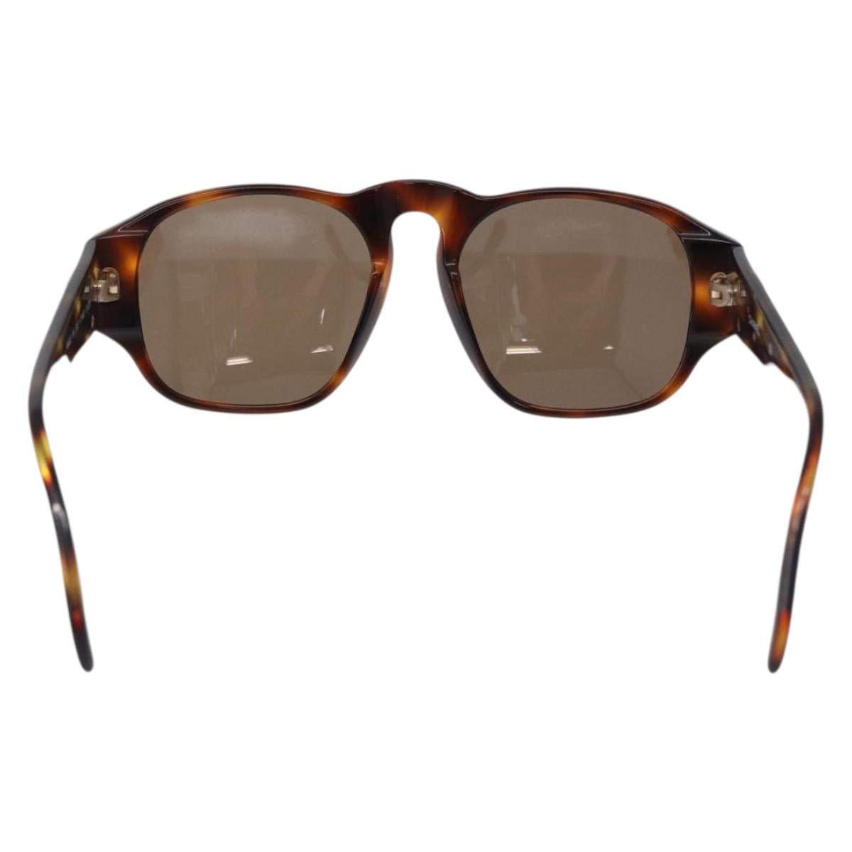 CHANEL Sunglasses plastic Brown CC Auth BA14362M