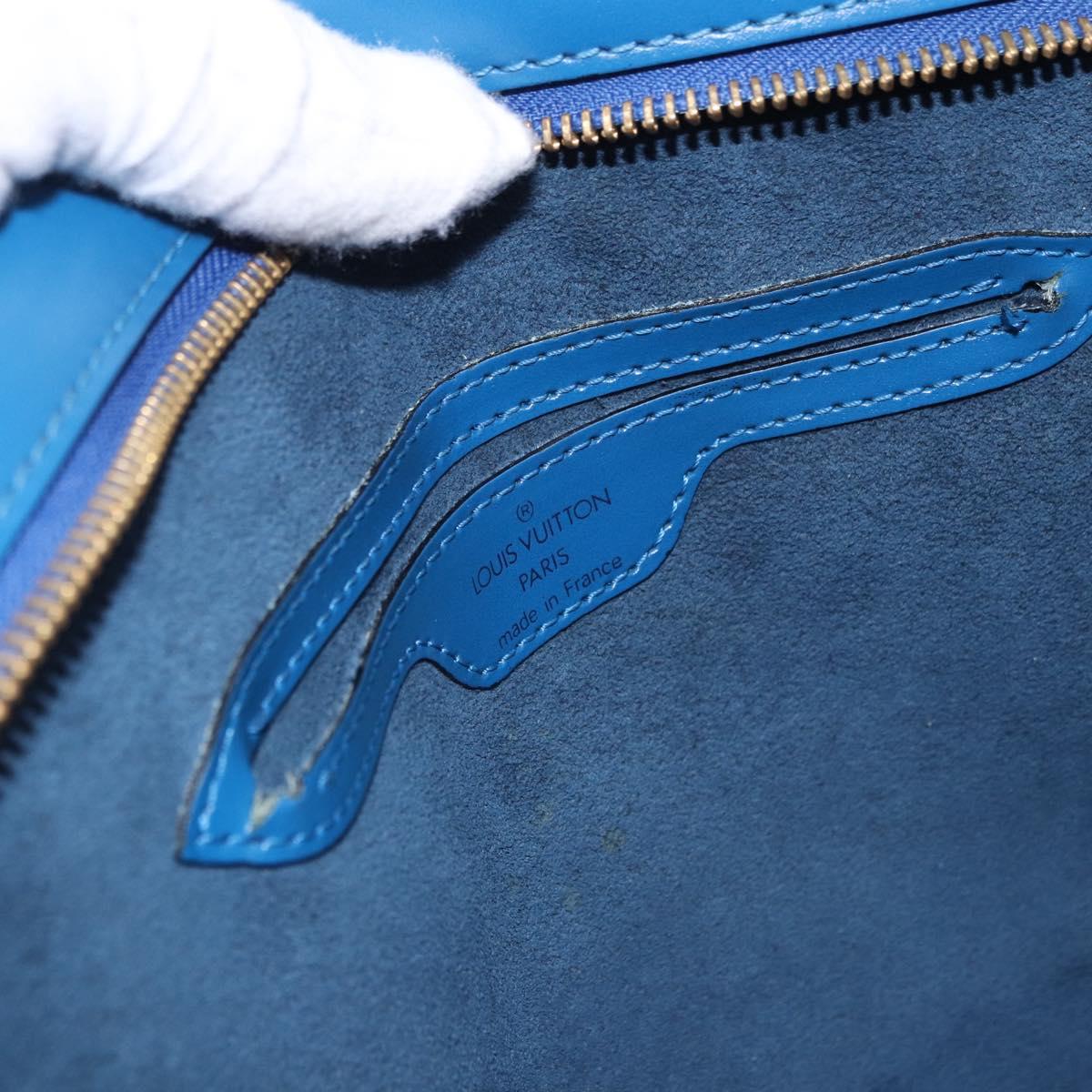 LOUIS VUITTON Epi Saint Jacques Shoulder Bag Blue M52275 LV Auth BA14366A