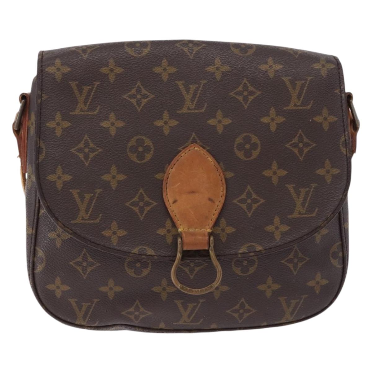 LOUIS VUITTON Monogram Saint Cloud GM Shoulder Bag M51242 LV Auth BA14367
