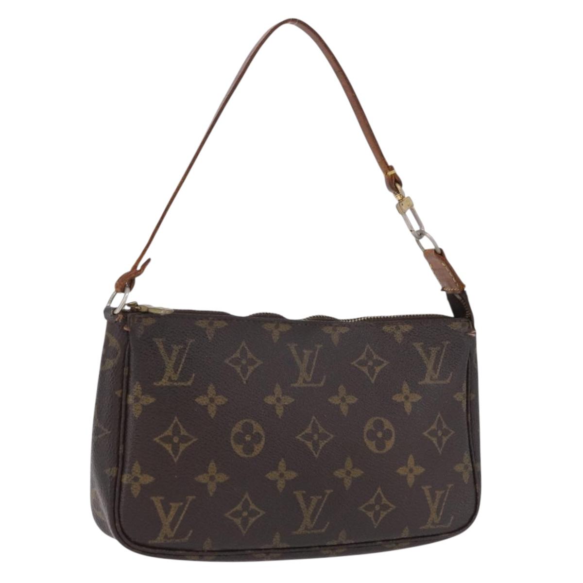 LOUIS VUITTON Monogram Pochette Accessoires Pouch M51980 LV Auth BA14371