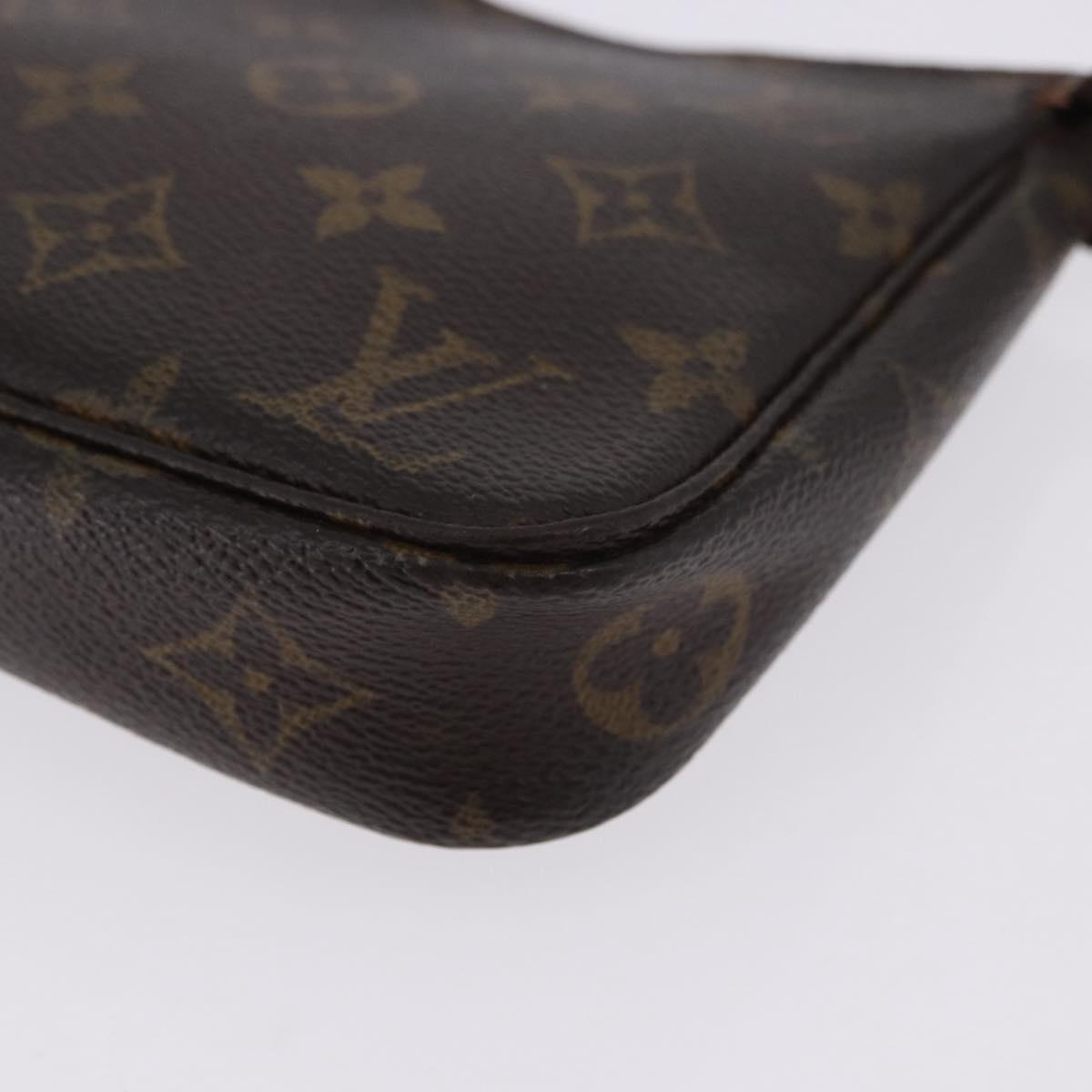 LOUIS VUITTON Monogram Pochette Accessoires Pouch M51980 LV Auth BA14371