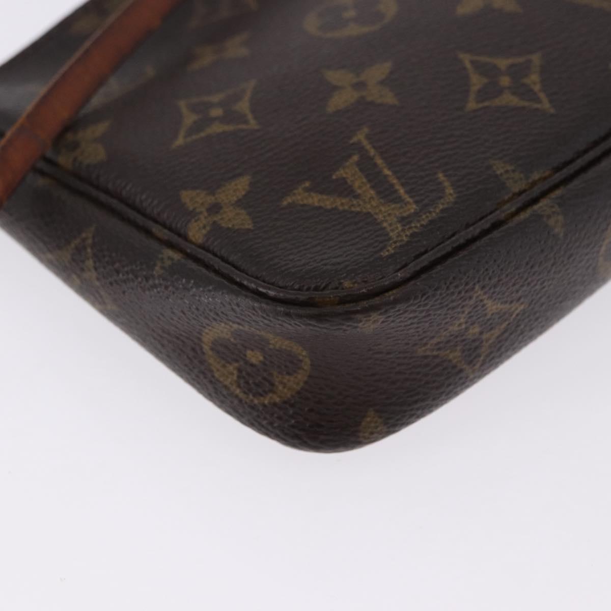 LOUIS VUITTON Monogram Pochette Accessoires Pouch M51980 LV Auth BA14371