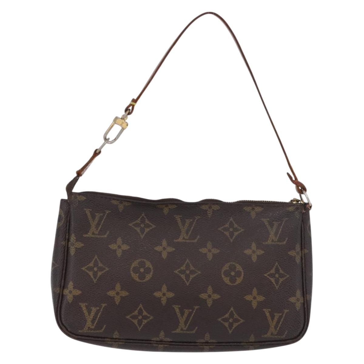 LOUIS VUITTON Monogram Pochette Accessoires Pouch M51980 LV Auth BA14371