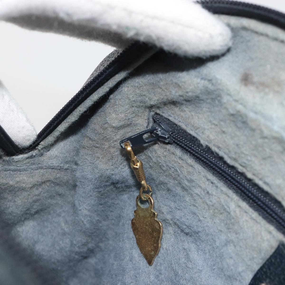 GUCCI GG Supreme Shoulder Bag PVC Navy Gold 001 56 0942 Auth BA14373