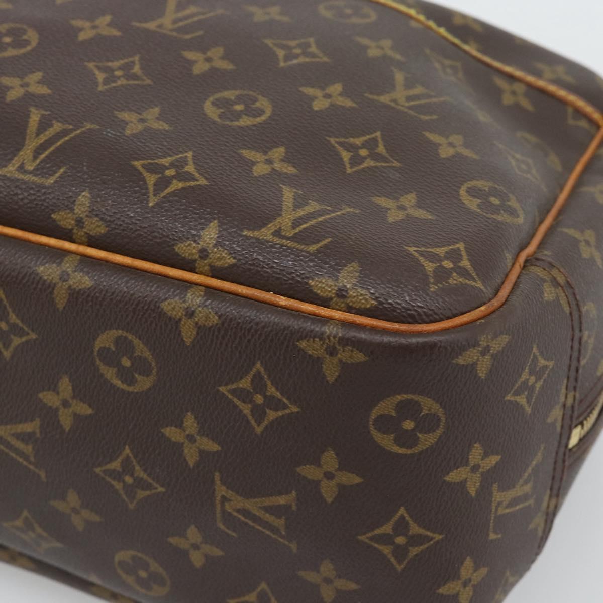LOUIS VUITTON Monogram Deauville Hand Bag M47270 LV Auth BA14374