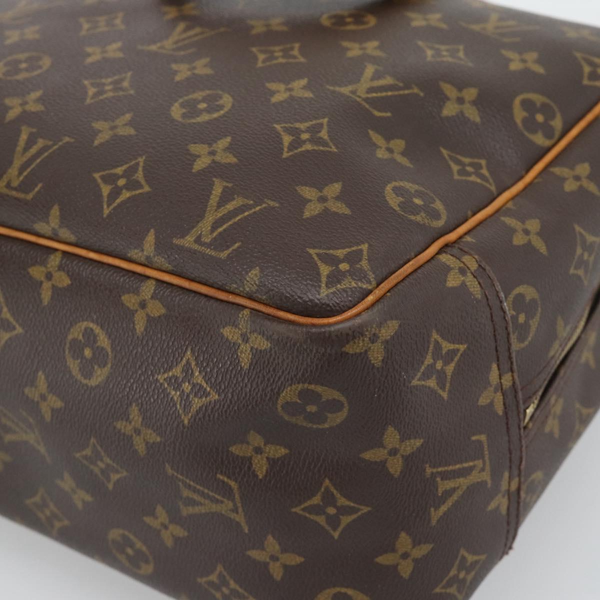 LOUIS VUITTON Monogram Deauville Hand Bag M47270 LV Auth BA14374