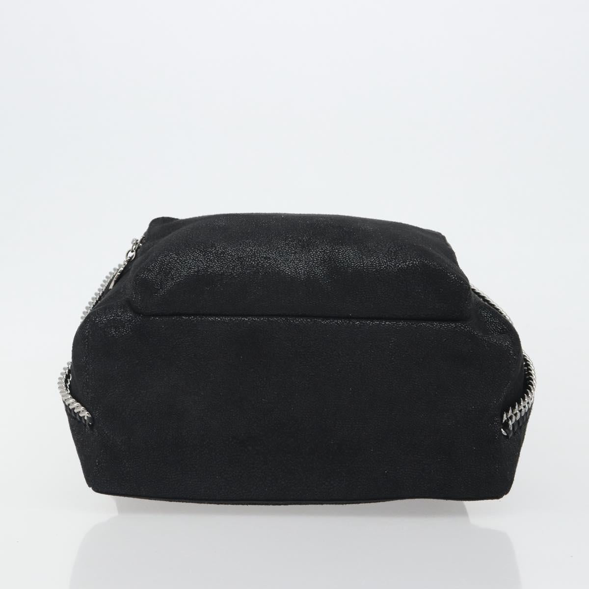 Stella MacCartney Falabella Chain Backpack Polyester Black 410905 Auth BA14378A