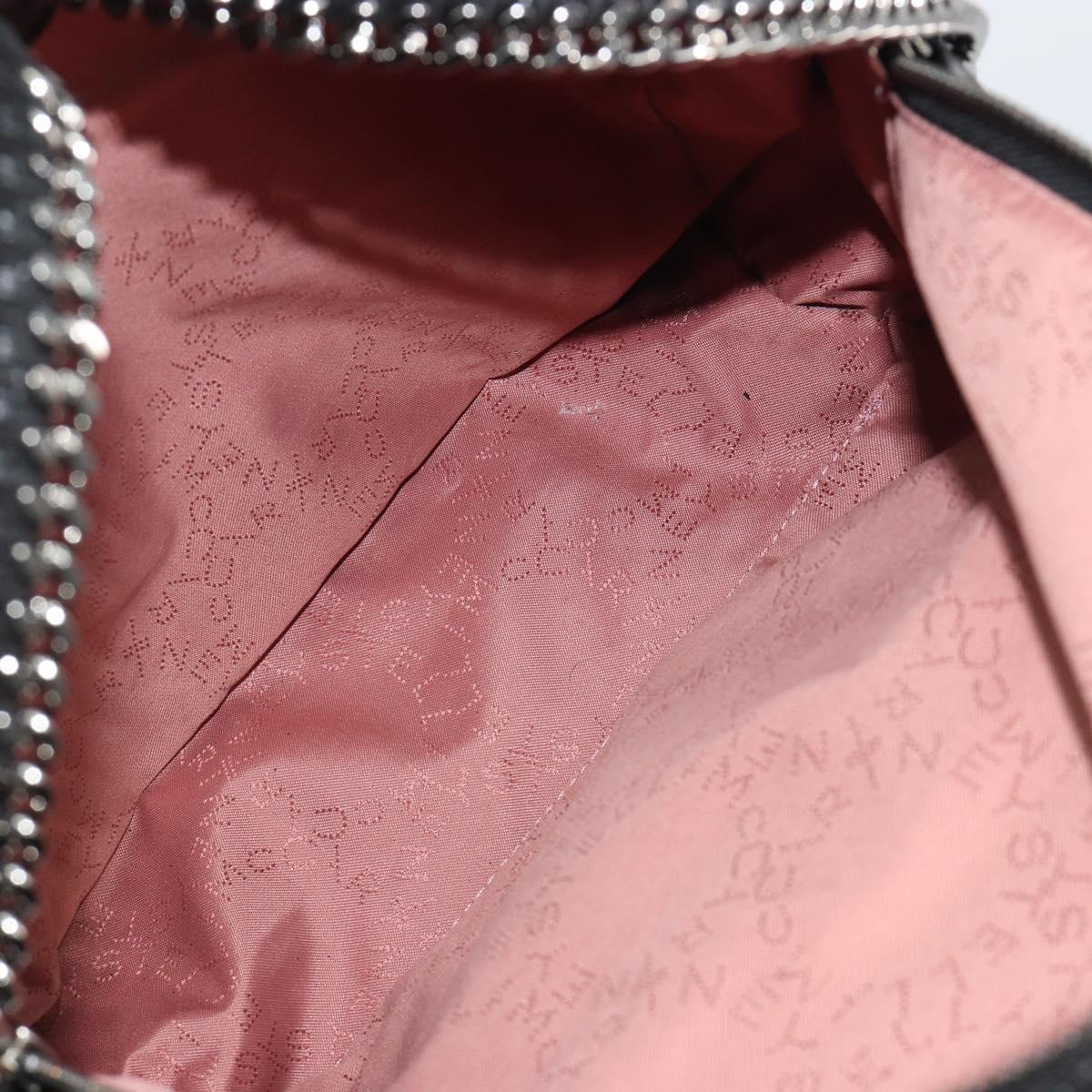 Stella MacCartney Falabella Chain Backpack Polyester Black 410905 Auth BA14378A