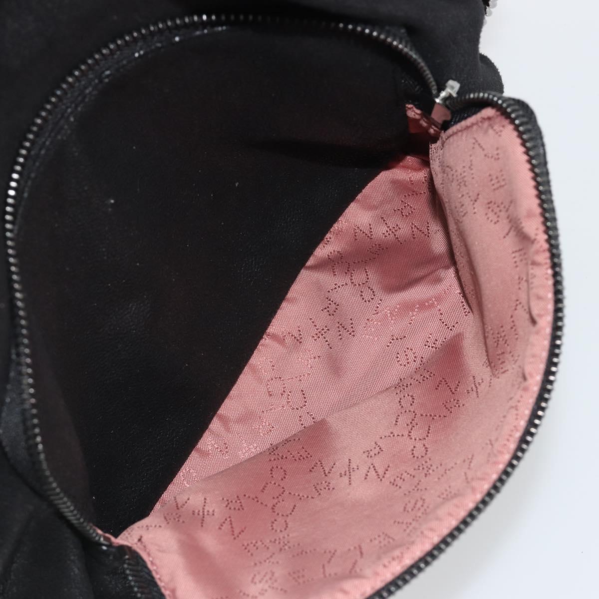 Stella MacCartney Falabella Chain Backpack Polyester Black 410905 Auth BA14378A