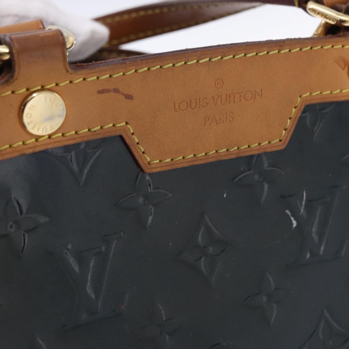 LOUIS VUITTON Monogram Vernis Blair MM Bag 2way Grand Blue M90054 Auth BA14384