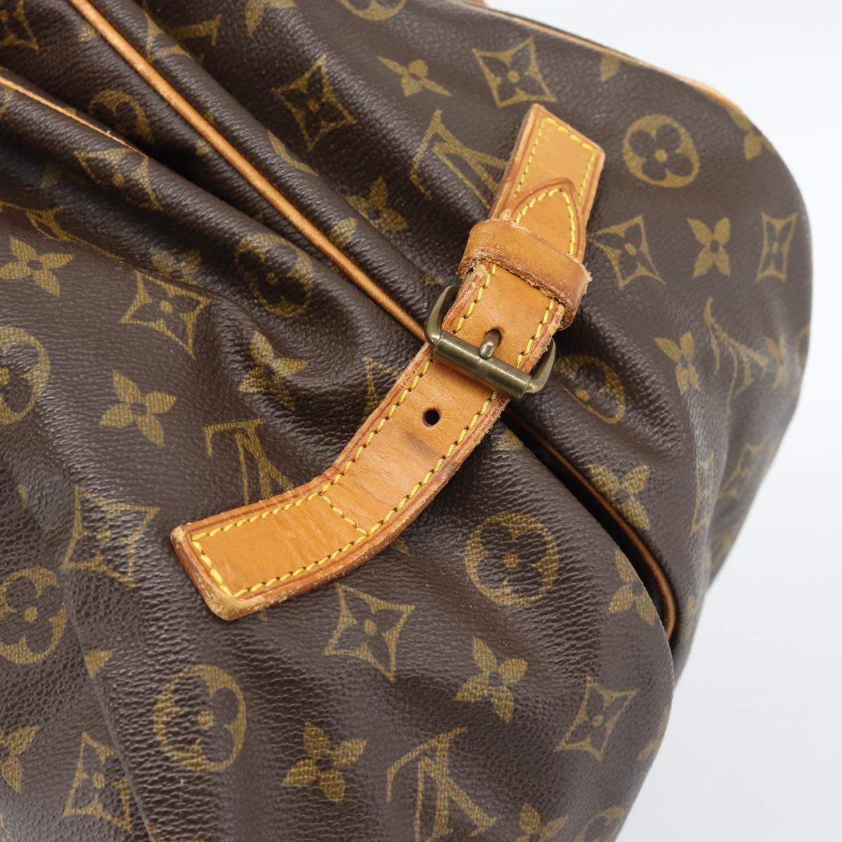 LOUIS VUITTON Monogram Saumur 35 Shoulder Bag M42254 LV Auth BA14391