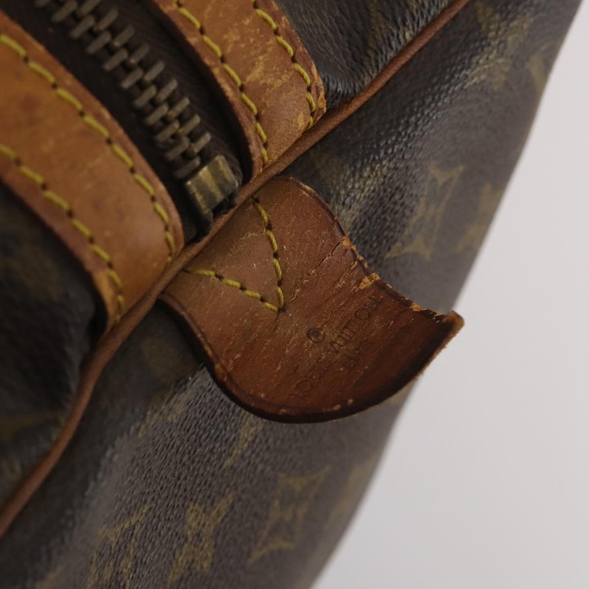 LOUIS VUITTON Monogram Sac Souple 55 Boston Bag M41622 LV Auth BA14394