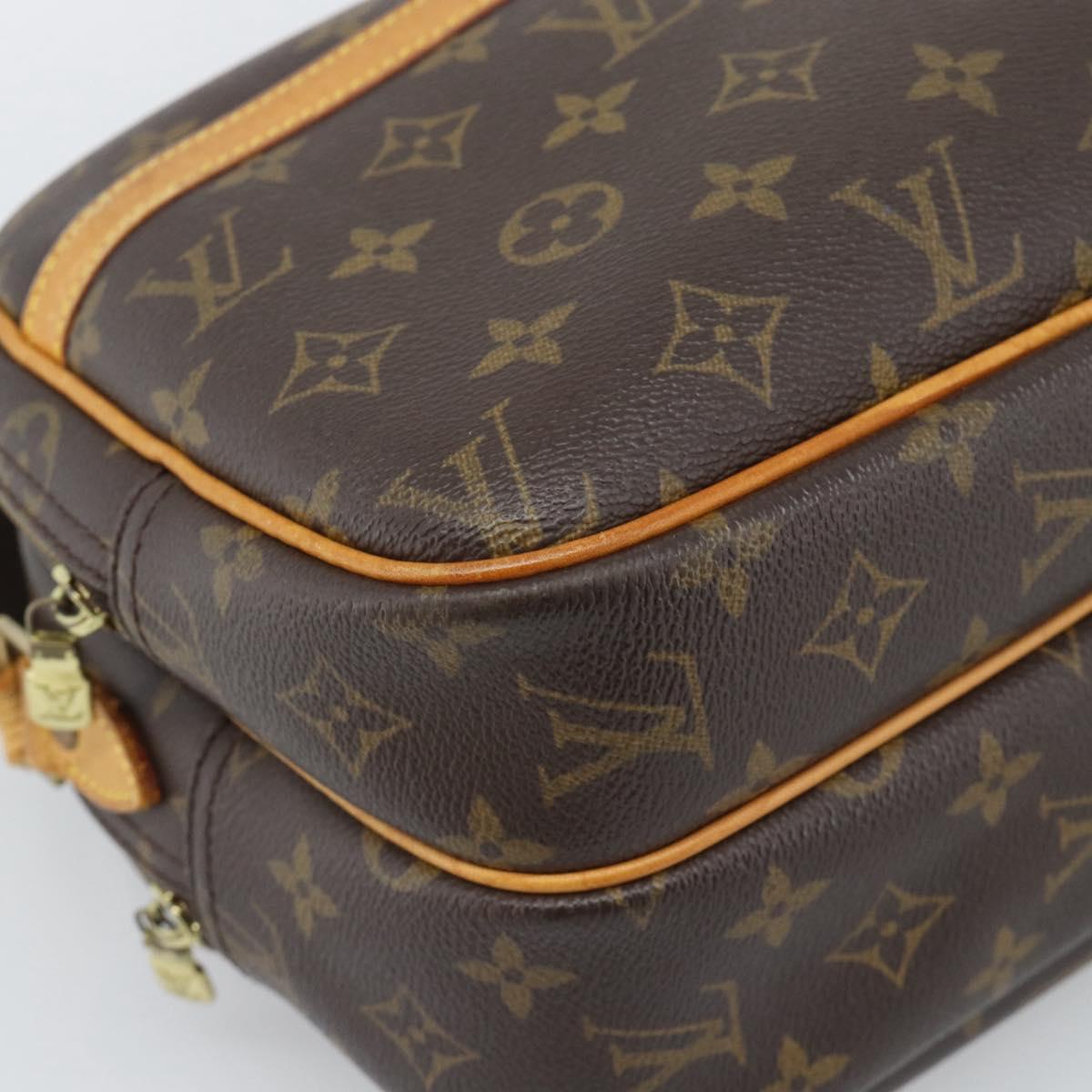 LOUIS VUITTON Monogram Reporter PM Shoulder Bag M45254 LV Auth BA14396