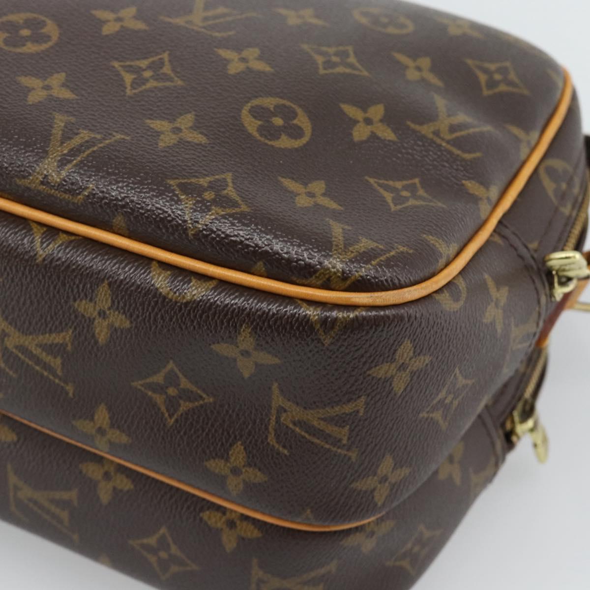 LOUIS VUITTON Monogram Reporter PM Shoulder Bag M45254 LV Auth BA14396