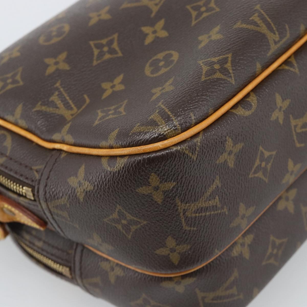 LOUIS VUITTON Monogram Reporter PM Shoulder Bag M45254 LV Auth BA14396