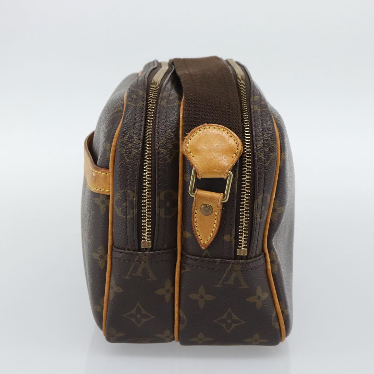 LOUIS VUITTON Monogram Reporter PM Shoulder Bag M45254 LV Auth BA14396