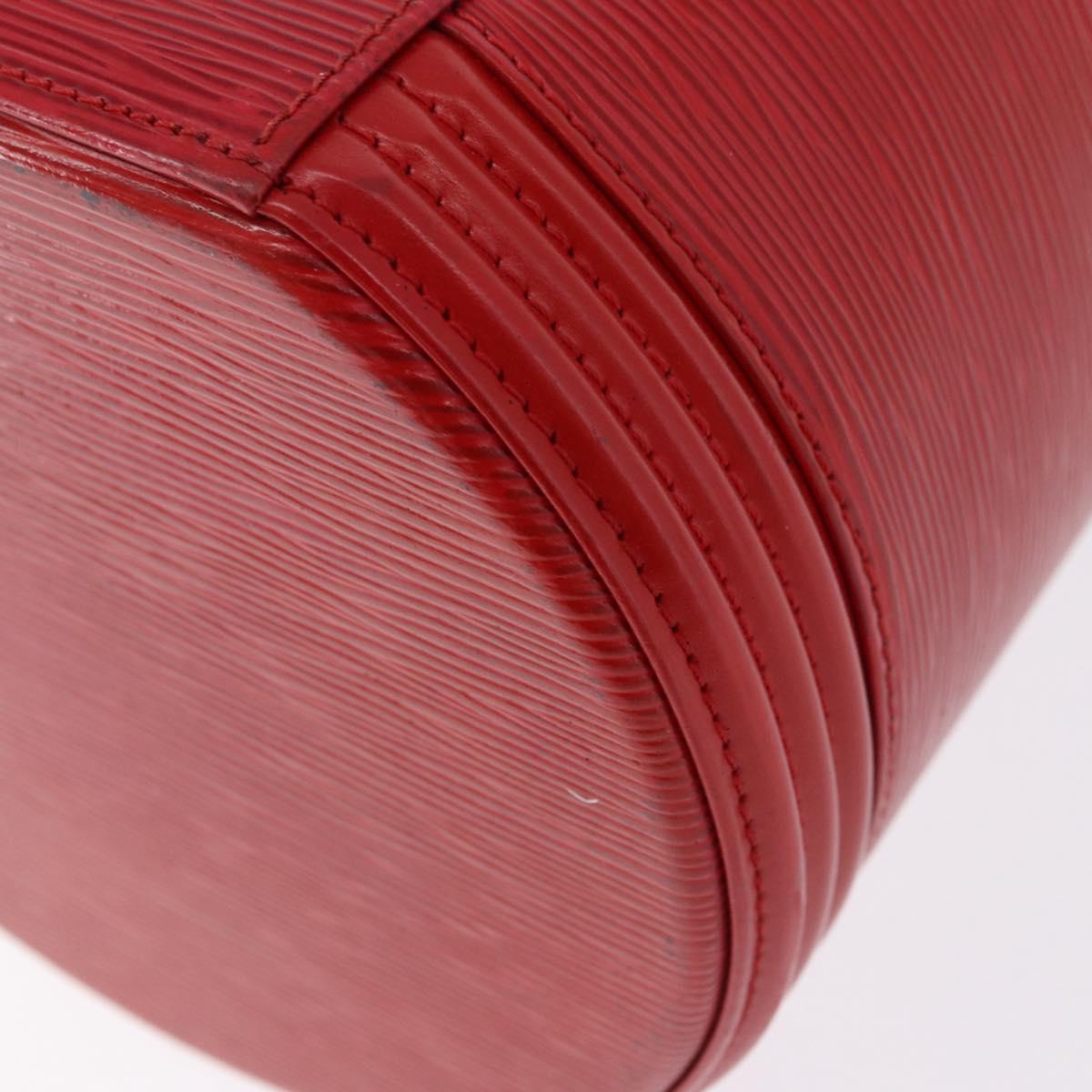 LOUIS VUITTON Epi Cannes Hand Bag Red M48037 LV Auth BA14397