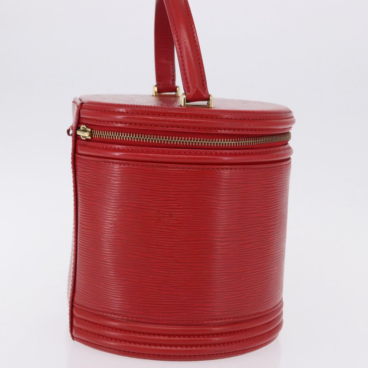LOUIS VUITTON Epi Cannes Hand Bag Red M48037 LV Auth BA14397