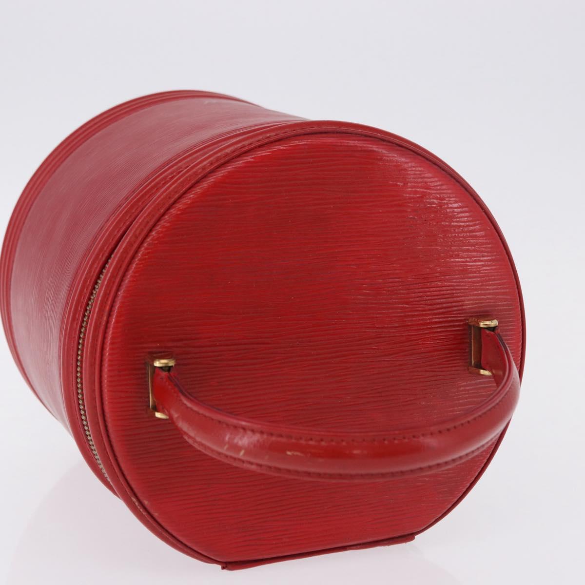 LOUIS VUITTON Epi Cannes Hand Bag Red M48037 LV Auth BA14397