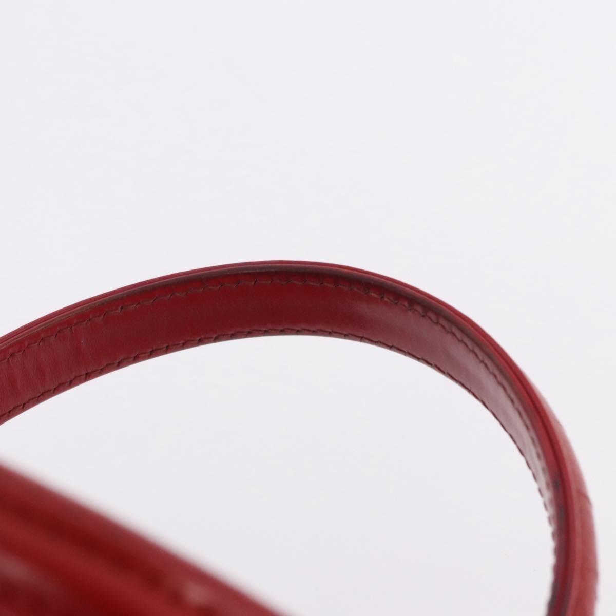 LOUIS VUITTON Epi Cannes Hand Bag Red M48037 LV Auth BA14397