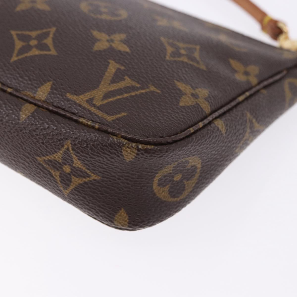 LOUIS VUITTON Monogram Pochette Accessoires Pouch M51980 LV Auth BA14399