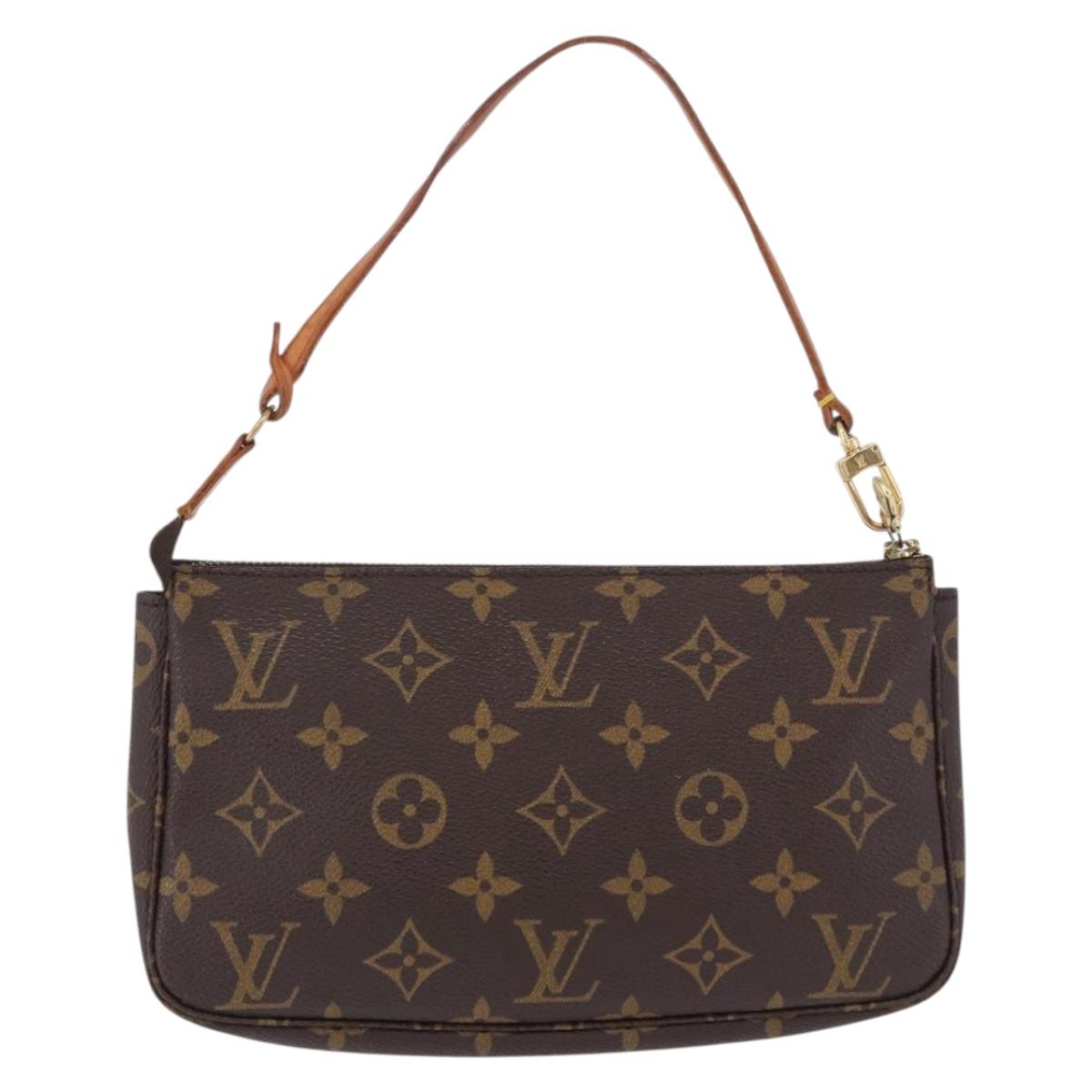 LOUIS VUITTON Monogram Pochette Accessoires Pouch M51980 LV Auth BA14399