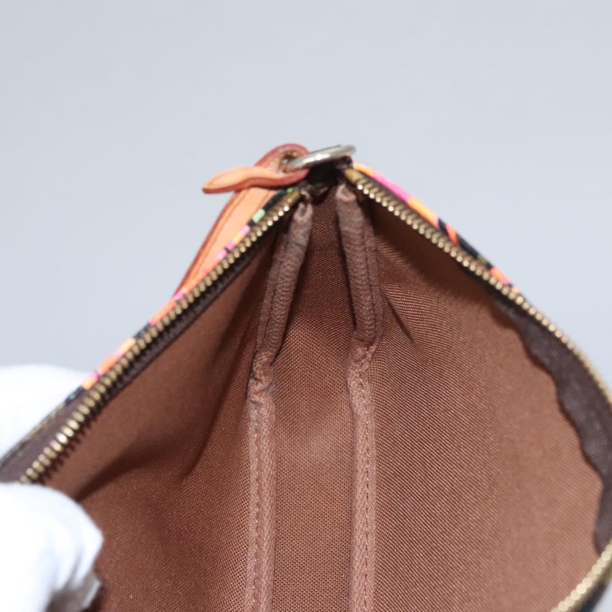 LOUIS VUITTON Monogram Rose Pochette Accessoires Pouch M48615 LV Auth BA143V