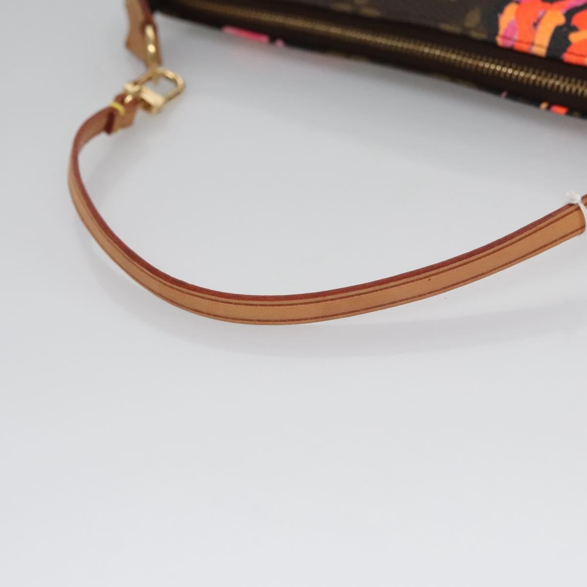 LOUIS VUITTON Monogram Rose Pochette Accessoires Pouch M48615 LV Auth BA143V