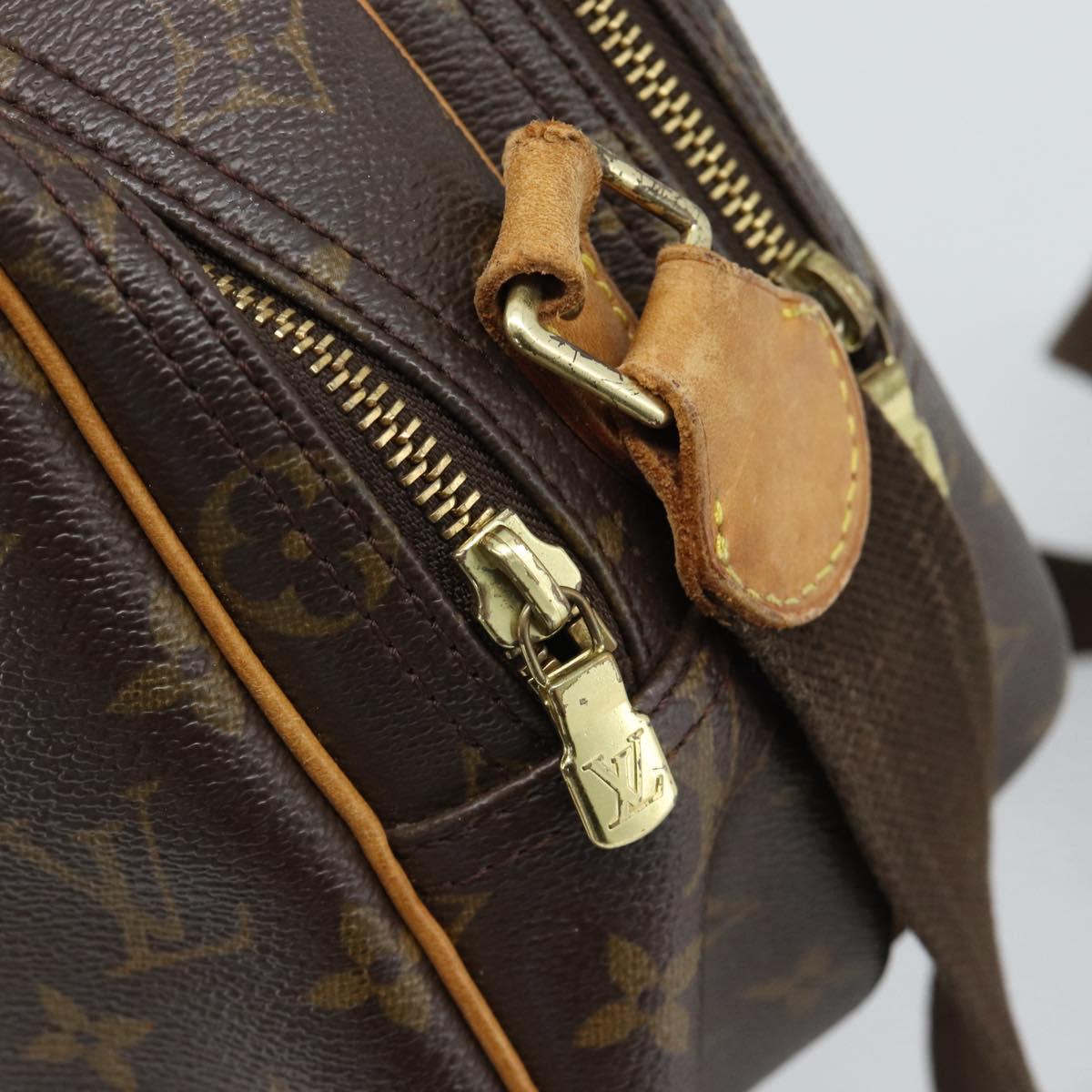 LOUIS VUITTON Monogram Reporter PM Shoulder Bag M45254 LV Auth BA14400