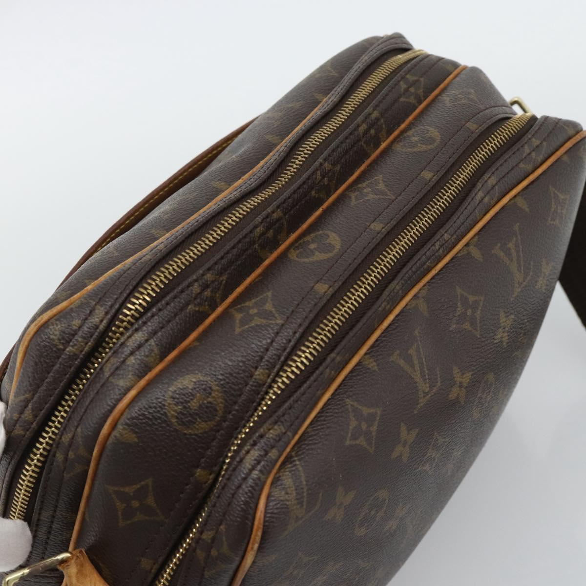 LOUIS VUITTON Monogram Reporter PM Shoulder Bag M45254 LV Auth BA14400