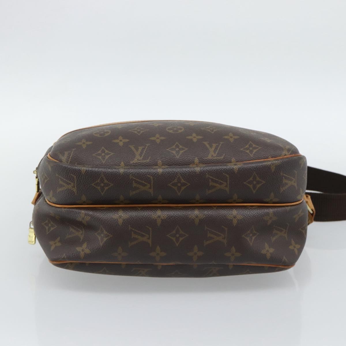 LOUIS VUITTON Monogram Reporter PM Shoulder Bag M45254 LV Auth BA14400