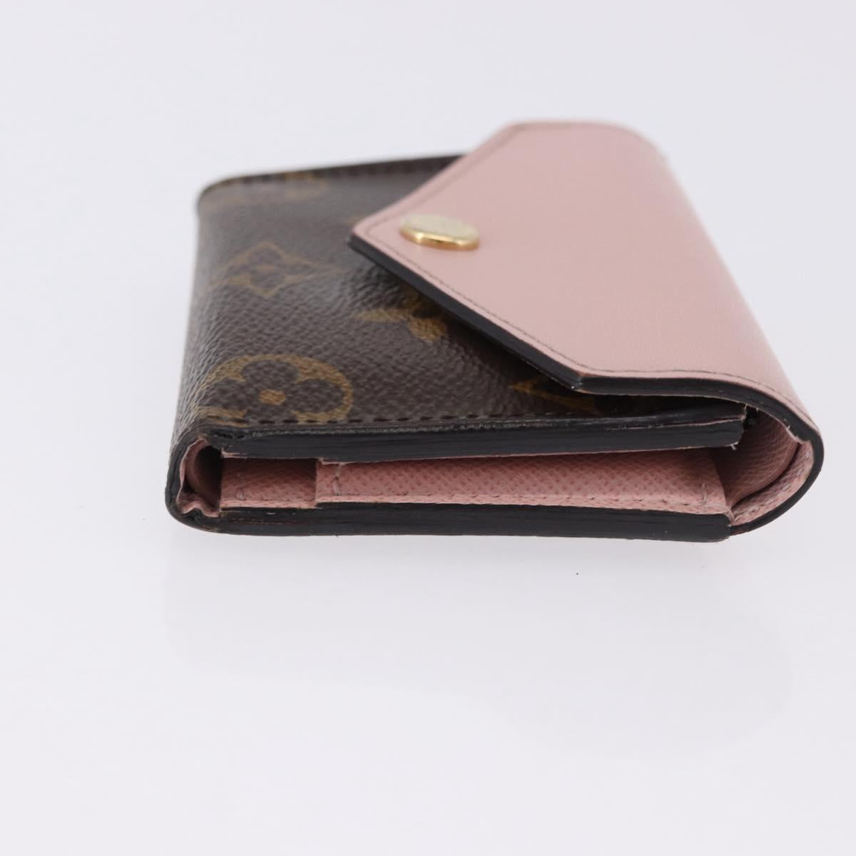 LOUIS VUITTON Monogram Portefeuille Zoe Wallet Pink M62933 LV Auth BA14404