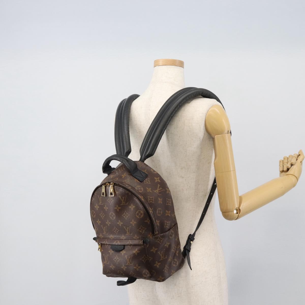 LOUIS VUITTON Monogram Palm Springs PM Backpack M43116 LV Auth BA14405