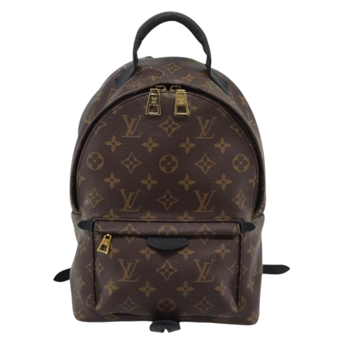 LOUIS VUITTON Monogram Palm Springs PM Backpack M43116 LV Auth BA14405