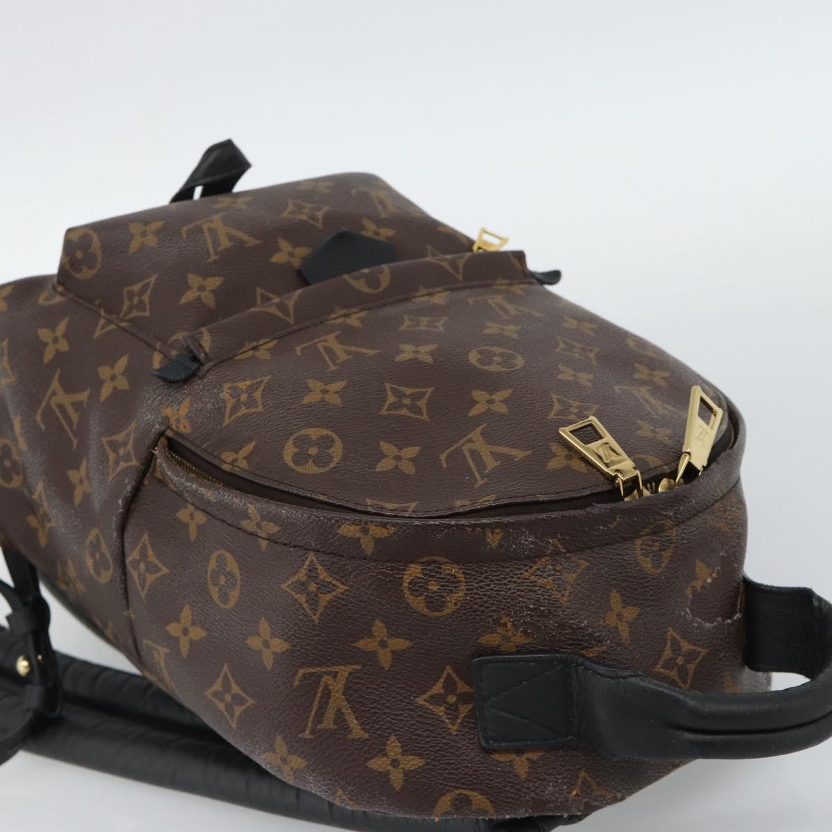LOUIS VUITTON Monogram Palm Springs PM Backpack M43116 LV Auth BA14405