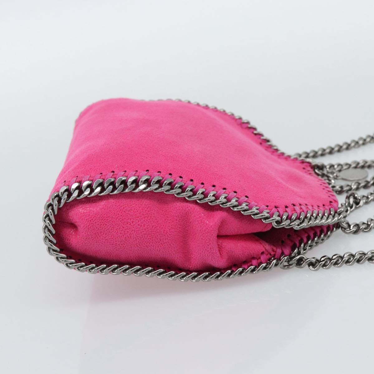 Stella MacCartney Chain Falabella Bag Polyester 2way Pink 391698 Auth BA14406A