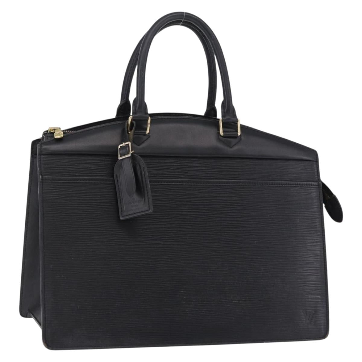 LOUIS VUITTON Epi Riviera Hand Bag Black M48182 LV Auth BA14411