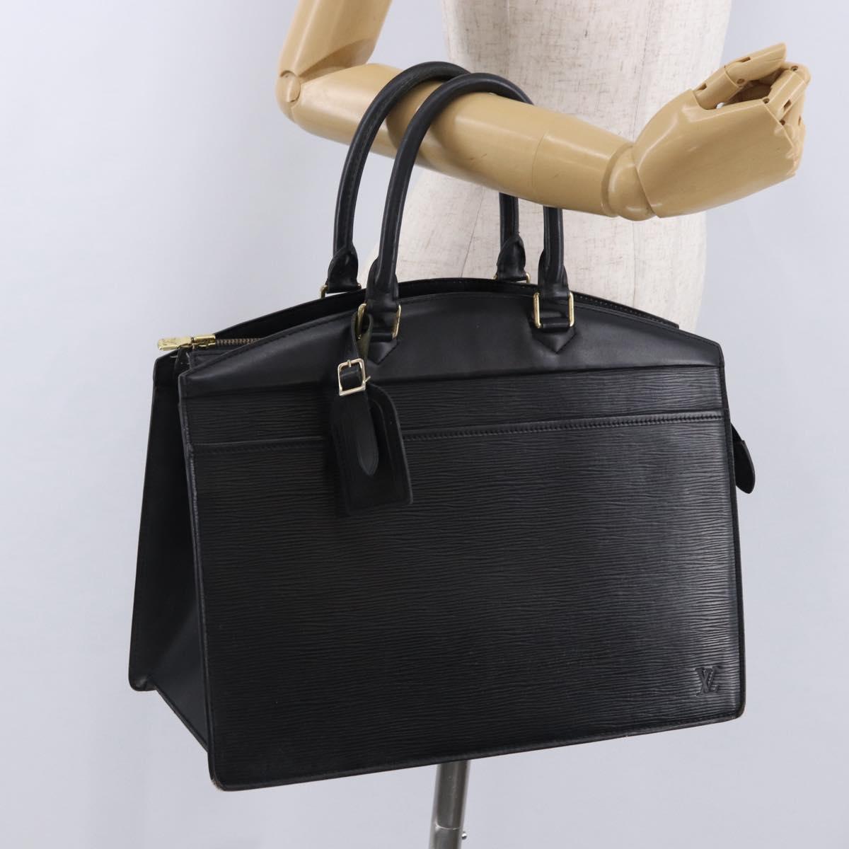 LOUIS VUITTON Epi Riviera Hand Bag Black M48182 LV Auth BA14411