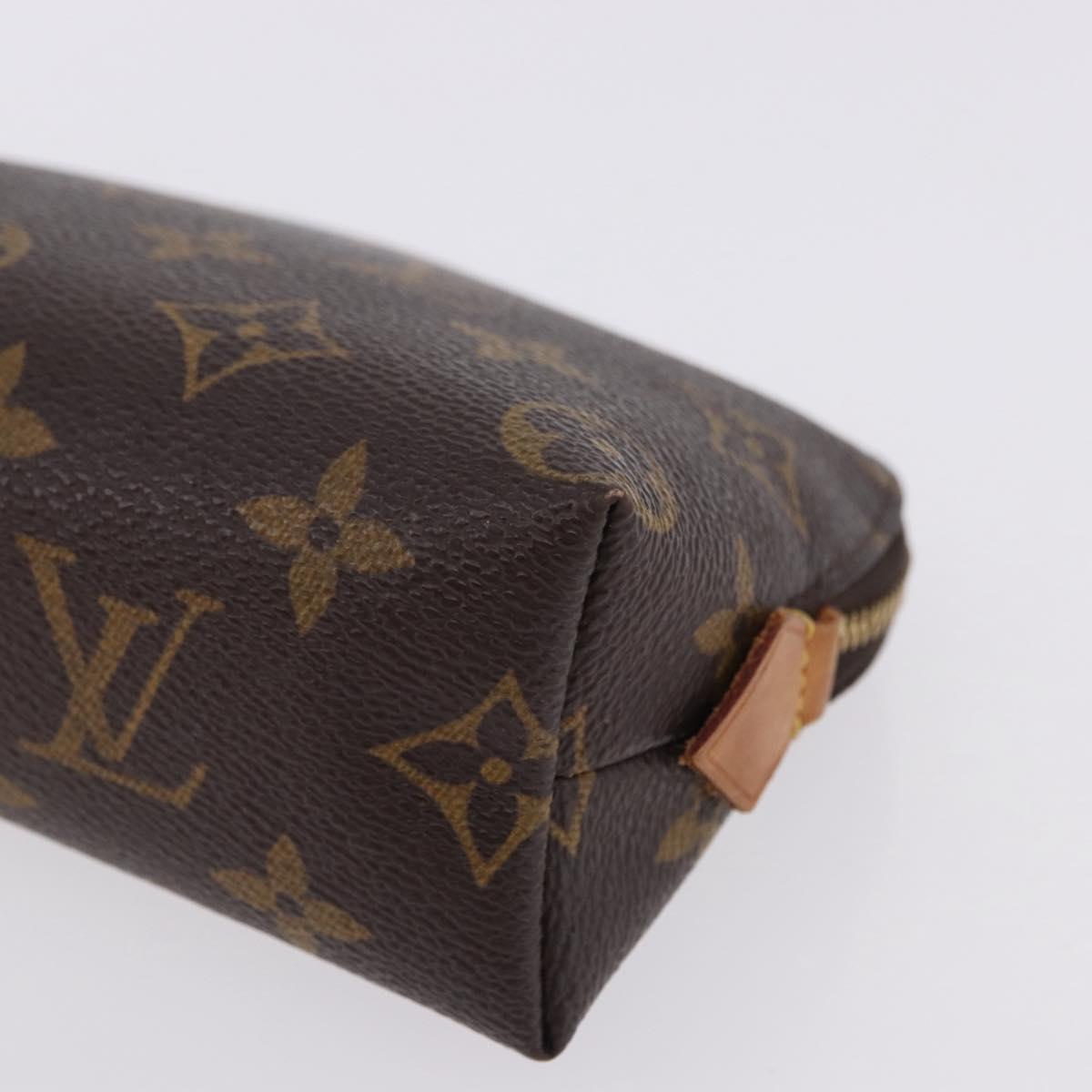 LOUIS VUITTON Monogram Pochette Cosmetic PM Pouch M43998 LV Auth BA14412